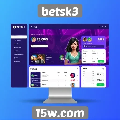 Interface do usuário do BetsK3 é intuitiva